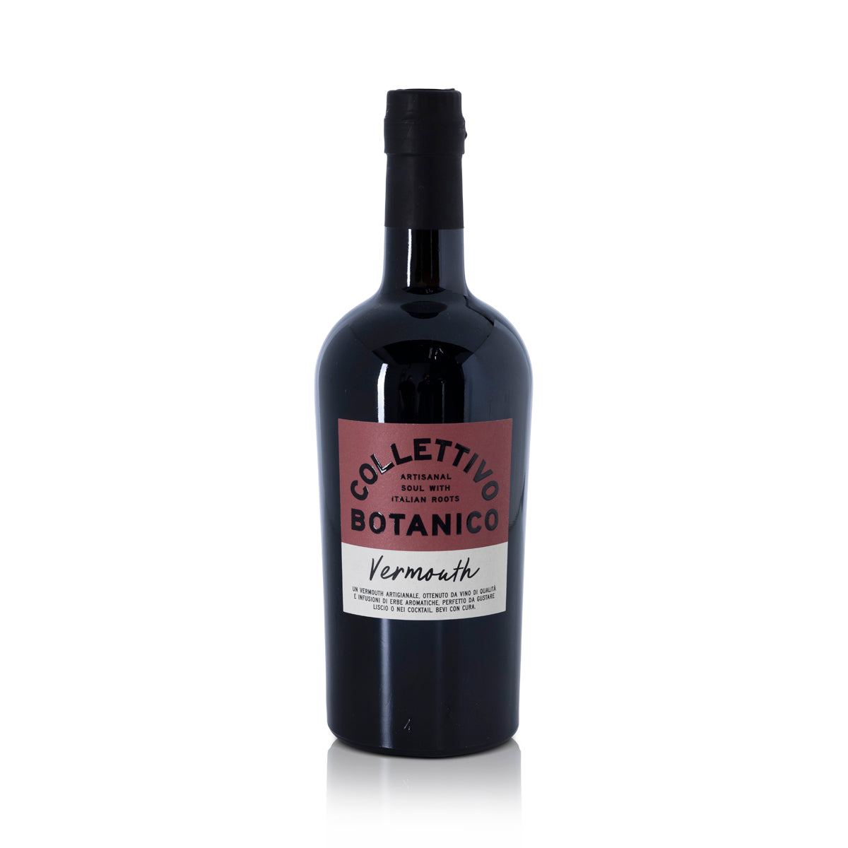 Alt="Vermouth naturale Collettivo Botanico prodotto con erbe locali e vino biologico"