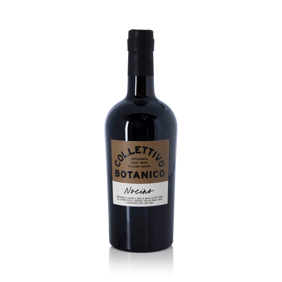Nocino naturale Collettivo Botanico prodotto con vero mallo di noce fresca