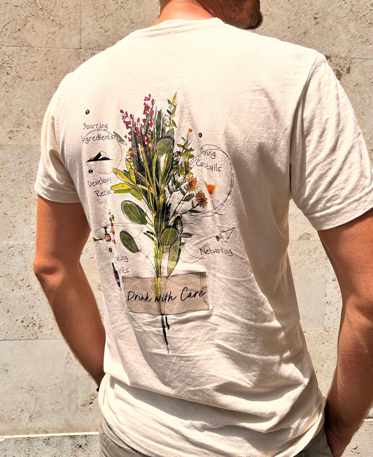 t-shirt collettivo botanico