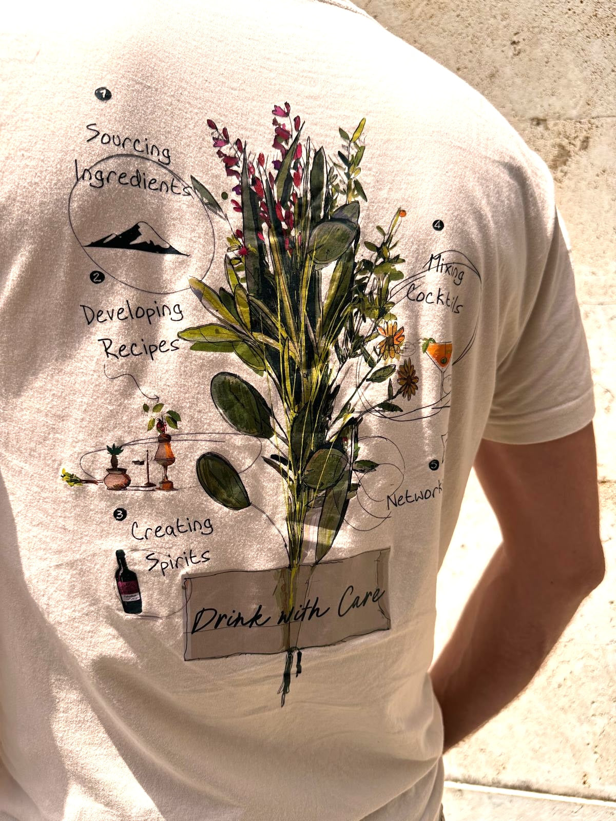 t-shirt natural collettivo botanico